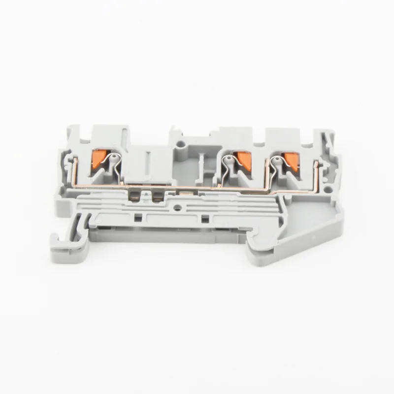 PT4 TWIN Feed Through Din Rail Terminal Block